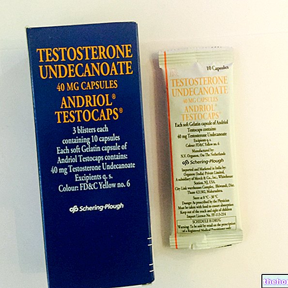 약물 - ANDRIOL ® - 테스토스테론 운데카노에이트