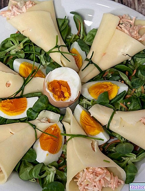 Quick Appetizer with Cheese - Recipe for Easter