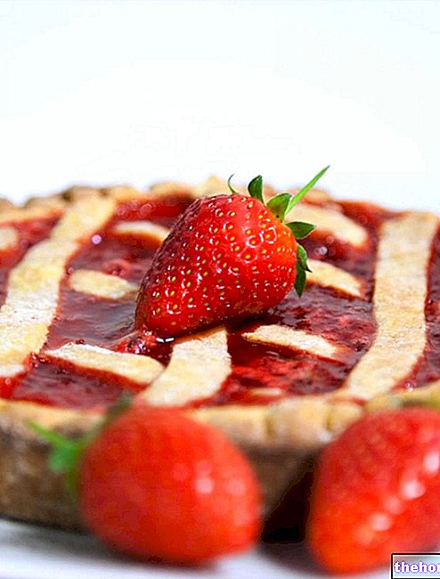 Strawberry tart untuk penderita diabetes - Tart ringan tanpa mentega dan tanpa sukrosa