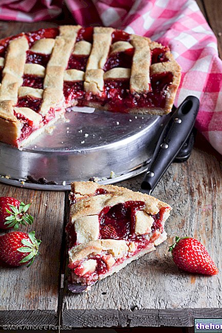 Tart with Strawberries - April Fool's Day