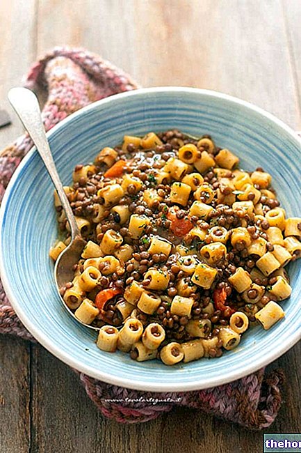 Pasta with Lentils - Recipe with Christmas leftovers