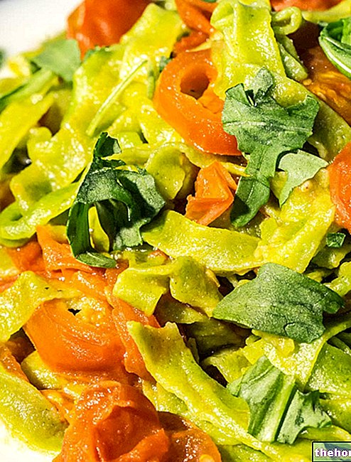 Tricolor Pasta With Rocket, Cherry Tomatoes, Gorgonzola - 25 april