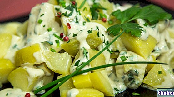 Kartupeļi ar sinepēm - kartupeļu salāti