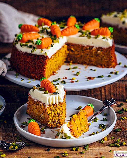 शाकाहारी गाजर का केक - गाजर का केक