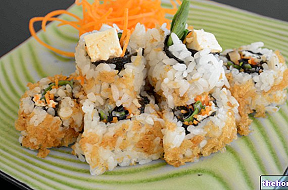 Veganistische Sushi