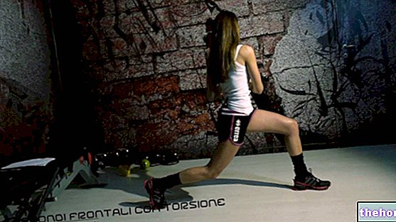 Front lunges with twist